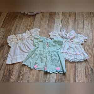 Bundle Of 0-3 Month Vintage Baby Dresses